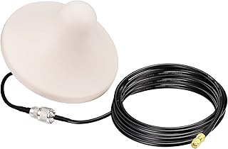 Superbat Dome Antenna Indoor Omni-Directional + LoRaWan Antenna Cable for RAK Bobcat Miner Helium Hotspot LoRa Gateway Router etc.