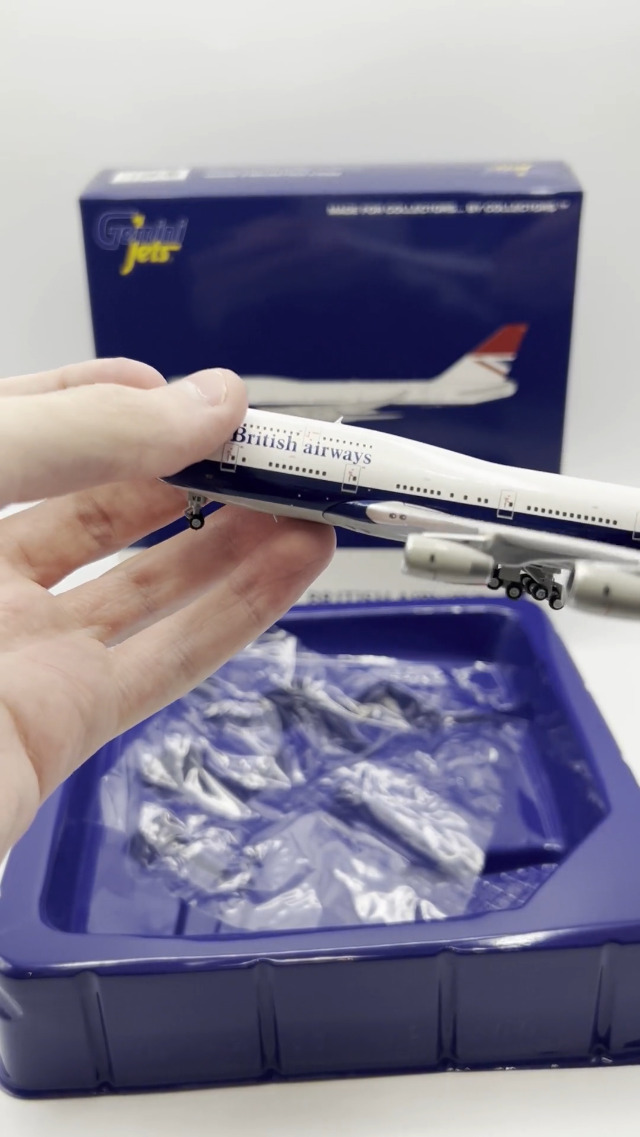 Gemini 200 ブリティッシュ航空Boeing 747-400 Gemini Jets 1:200
