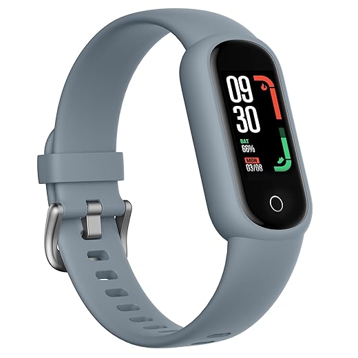 TOOBUR Fitness Tracker Watch: Heart Rate, Sleep, Waterproof