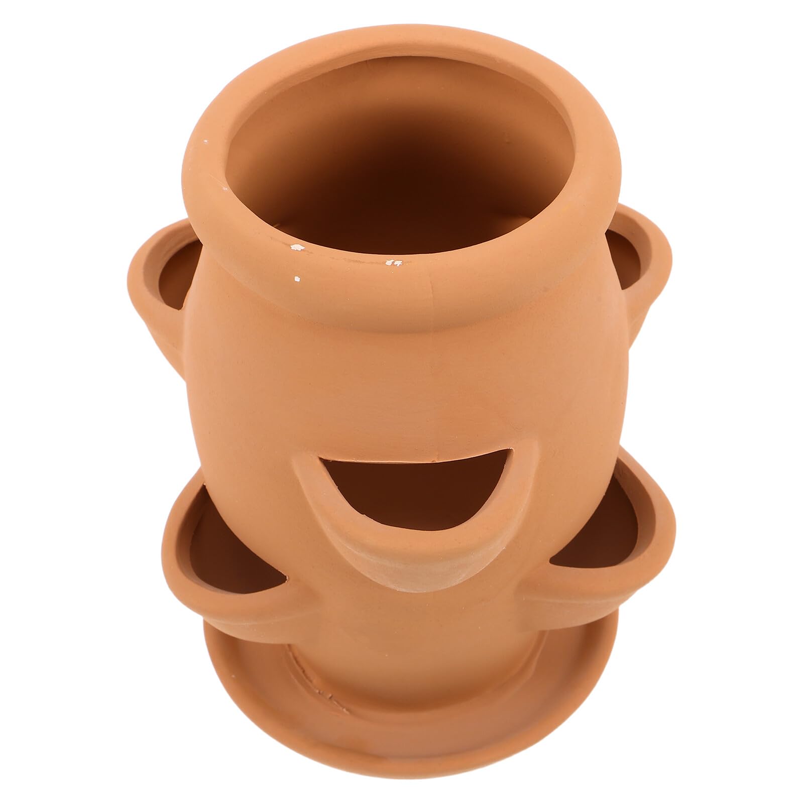 Ceramiczny Doniczka z Kieszeniami Truskawki i Sukulenty Lekkie Dekoracyjne z Terakoty Do Roślin Doniczkowych Nowoczesny Wielokieszeniowy Pojemnik Kwiaty Do Wnętrz i Ogrodów