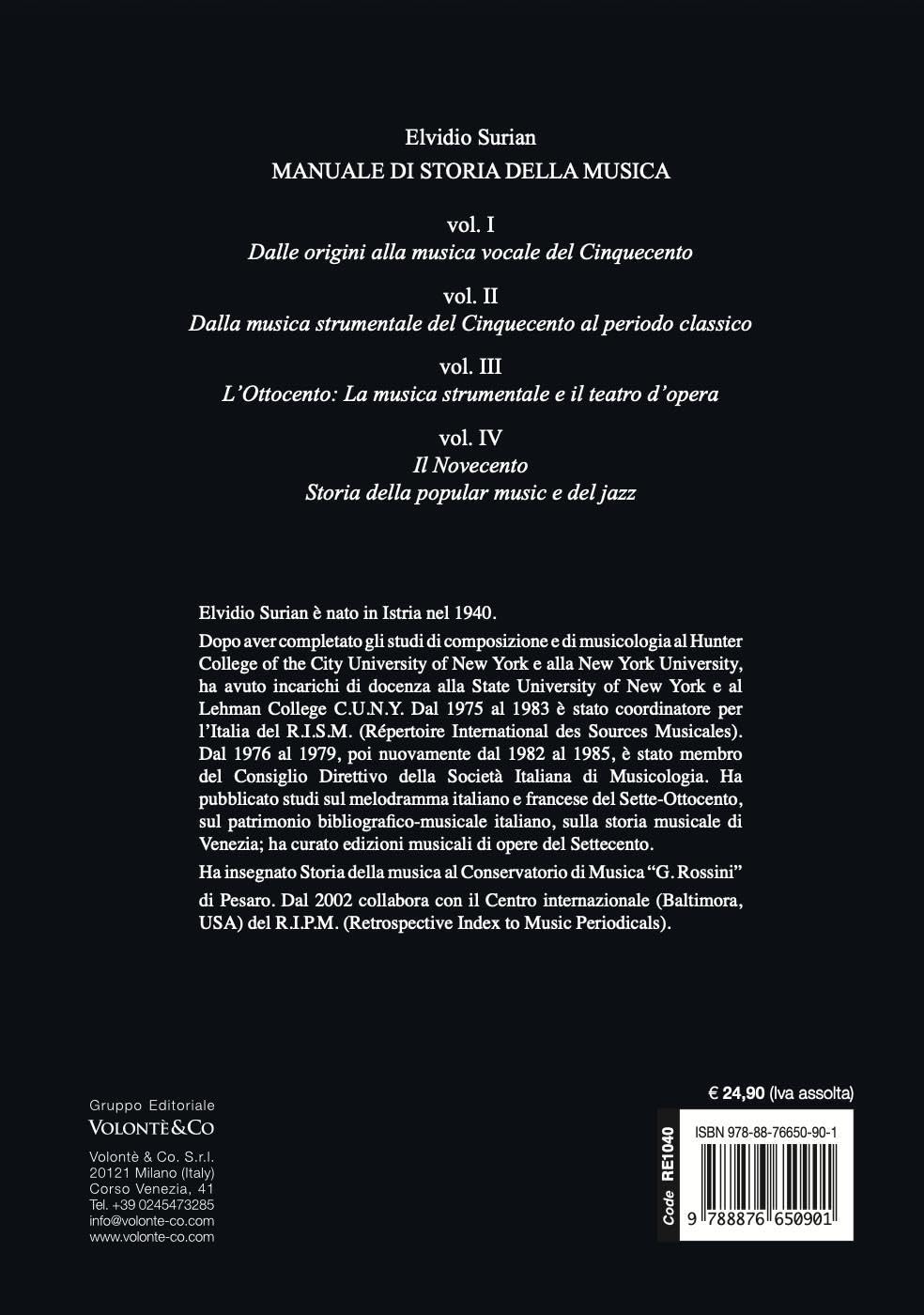 Manuale di storia della musica. Il Novecento (Vol. 4)