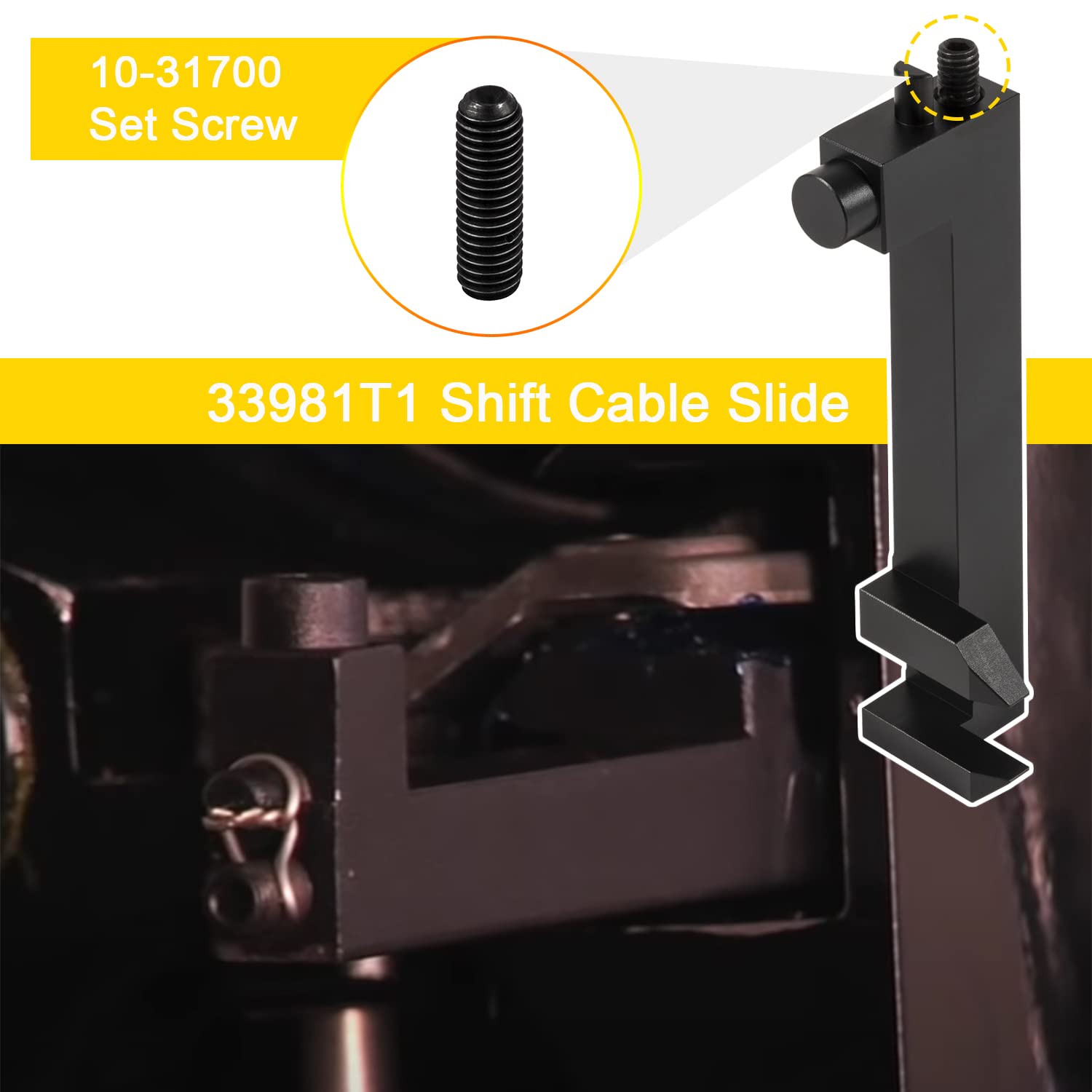 Bonbo 1 & 2 Unterschalt-Kabelsatz ersetzt 865436A03, passend für Mercruiser Alpha One
