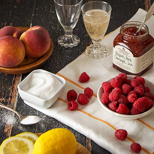Stonewall Kitchen Raspberry Peach Champagne Jam, 12.5 Ounces