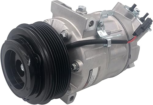 Dearl Compresor de aire acondicionado A/C con embrague L4 2.0L compatible con Nissan 07-12 Sentra 07 08 09 10 11 12 (2007 2008 2009 2010 2011 2012)