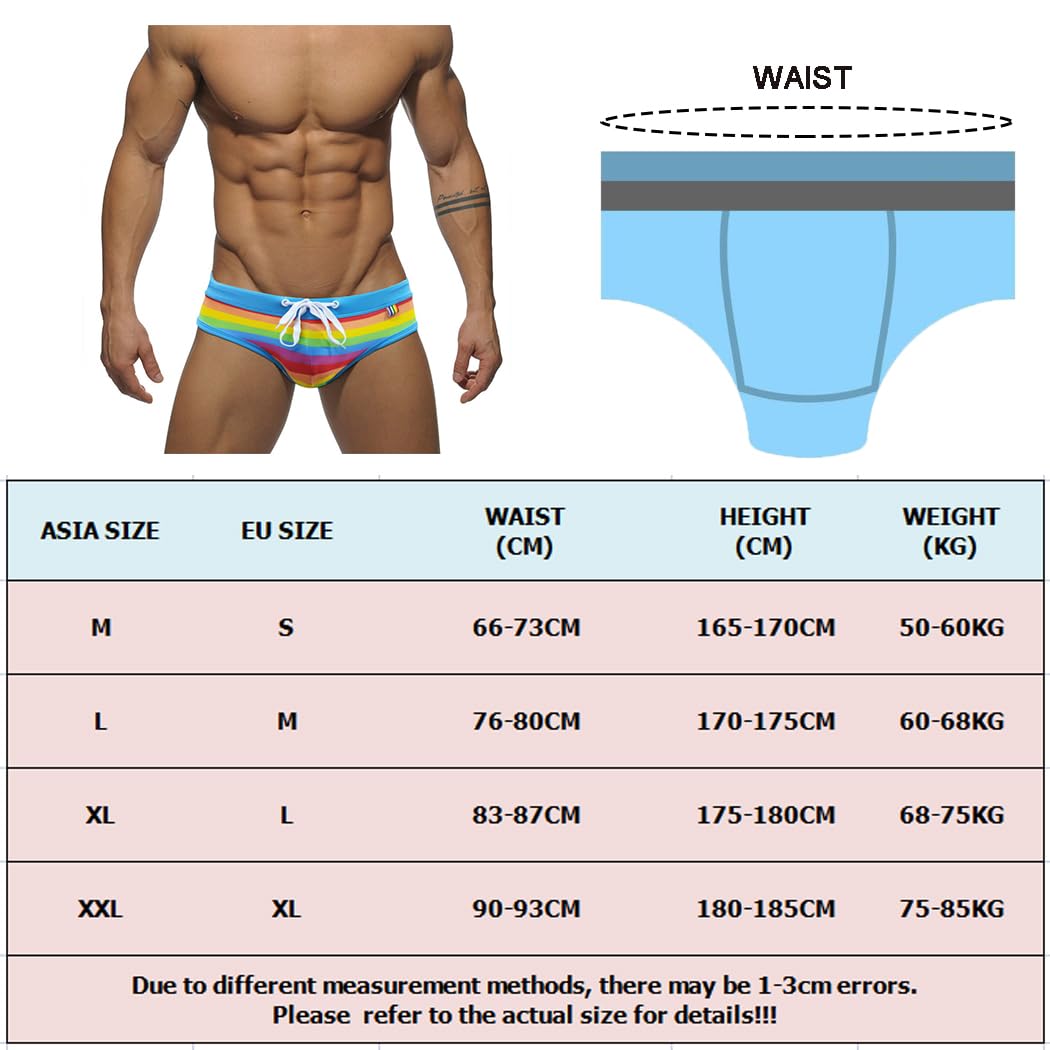 Bañador de Natación Slip para Hombre Traje de Baño de Secado Rápido Moda Shorts Swimming Calzoncillos YK24