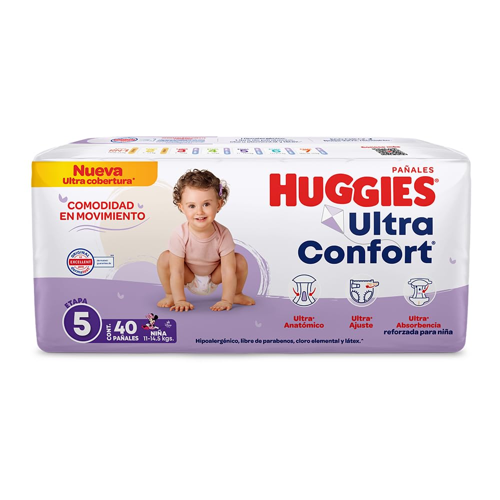 Pañales Etapa Pañales Huggies UltraConfort Etapa Niña 31