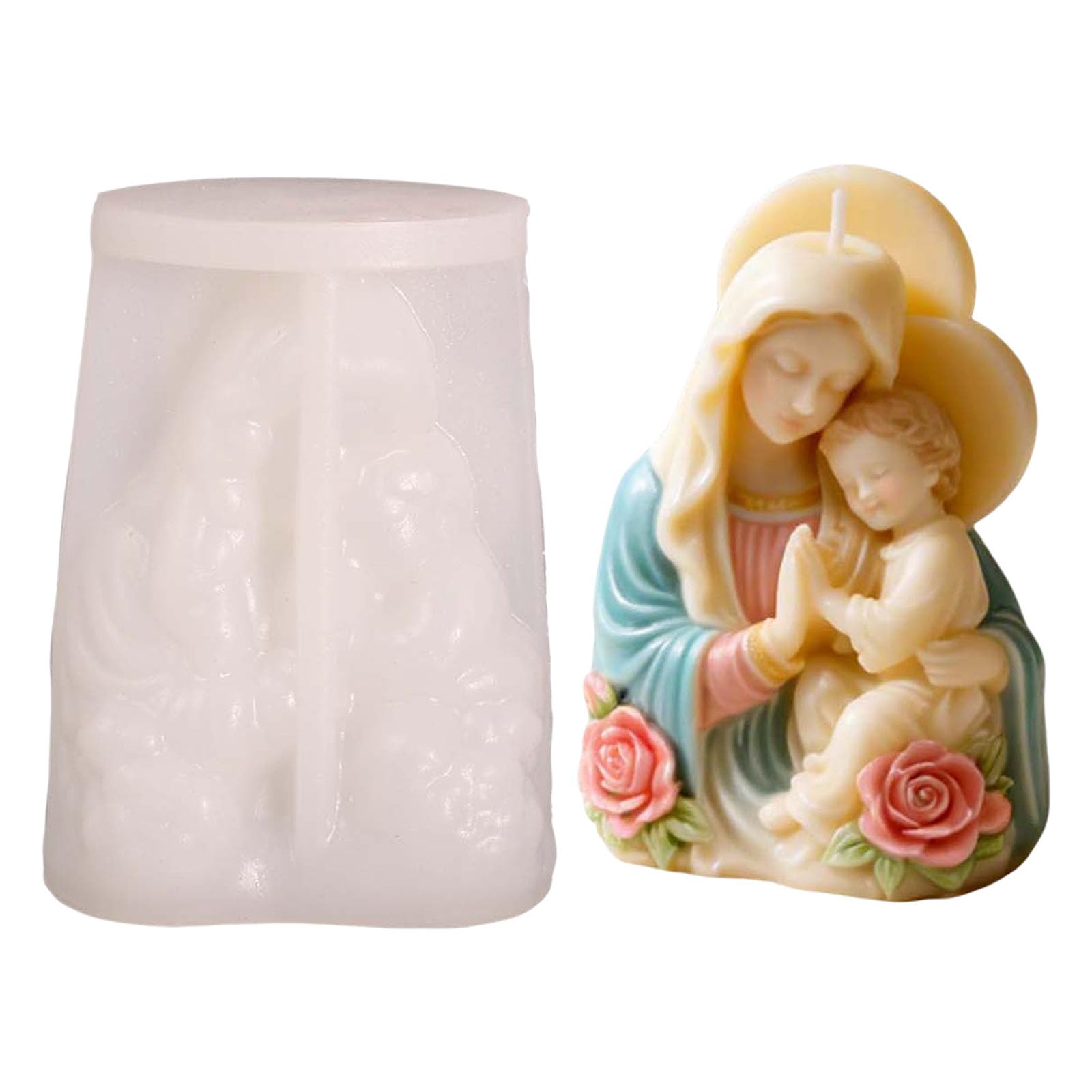 Alksubbm Sturdy Silicone Art Intricate Wing Designs Decoration and Creation Detailed Angelic Figurine