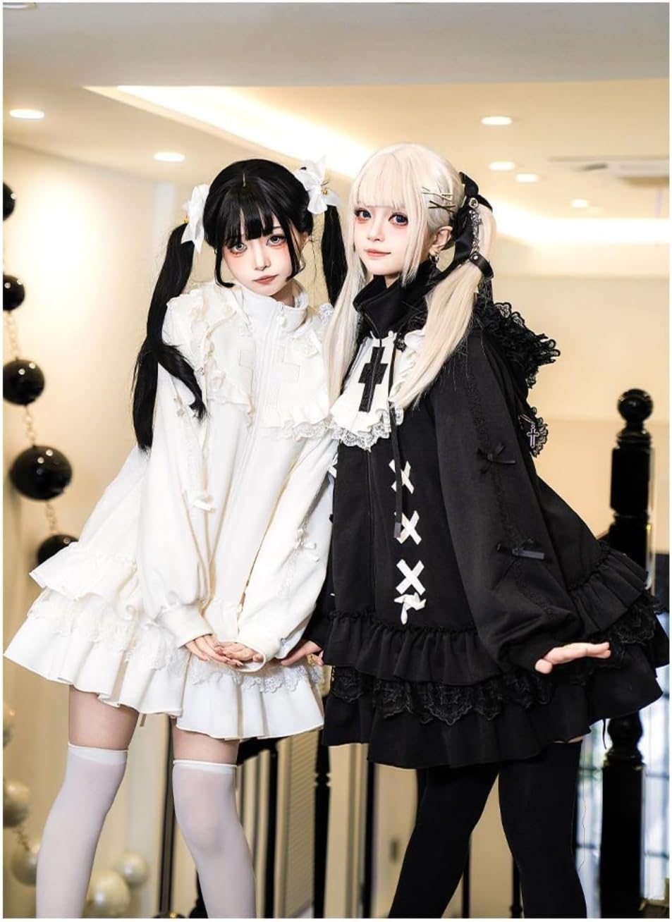 Jirai Kei Jackets Gyaru Emo Shoujo Girl Clothes Cutecore Y2K Tenshi Kawaii Goth Punk Harajuku Jfashion Outfit
