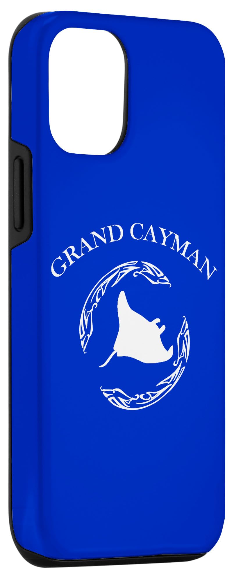 iPhone 15 Pro Grand Cayman Vintage Tribal Stingray Souvenir Case - Image 3
