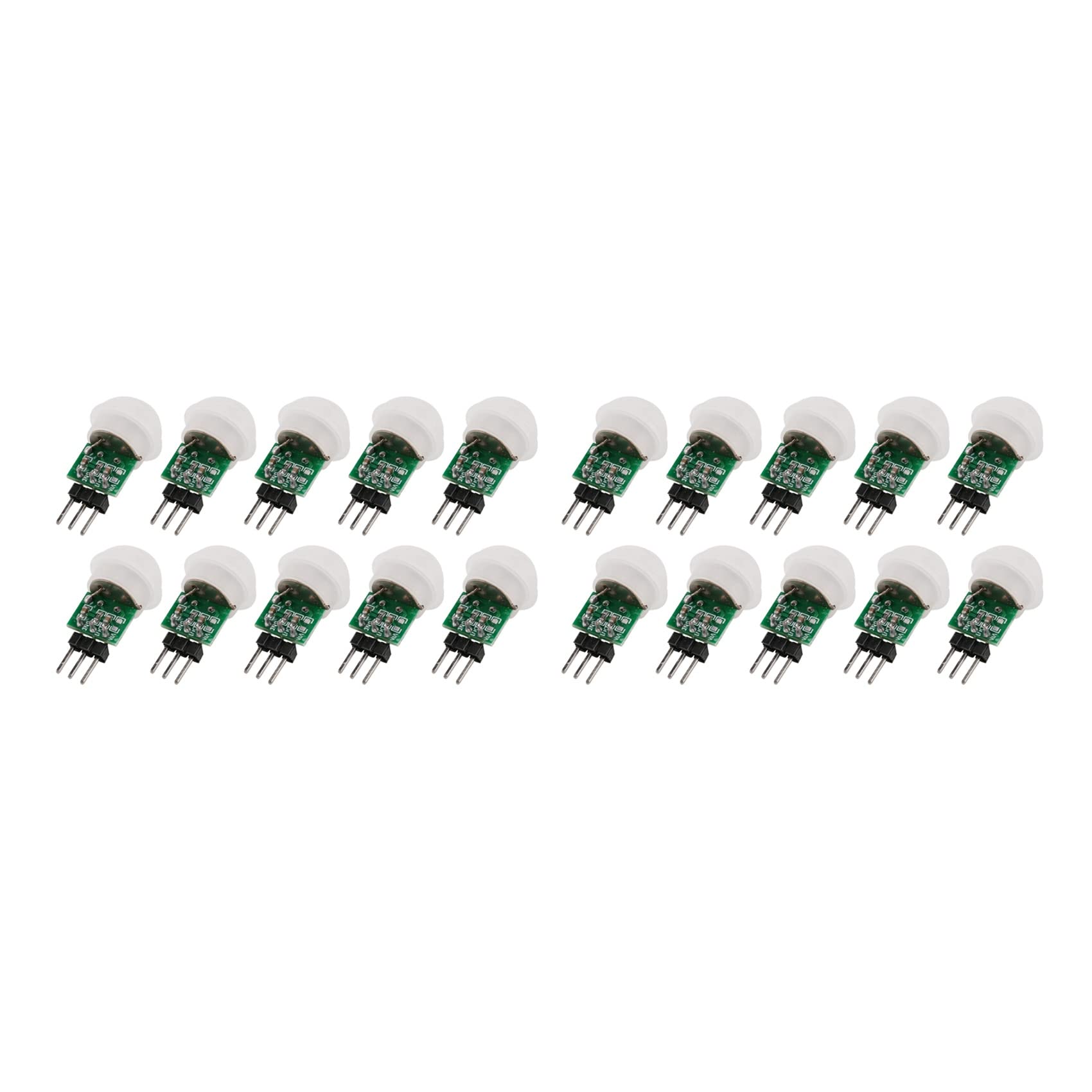 Jnchdghwa 20Pcs AM312 Mini Human Sensor Module IR Pyroelectric Infrared PIR Motion Sensor Detector Modules DC 2.7V to 12V