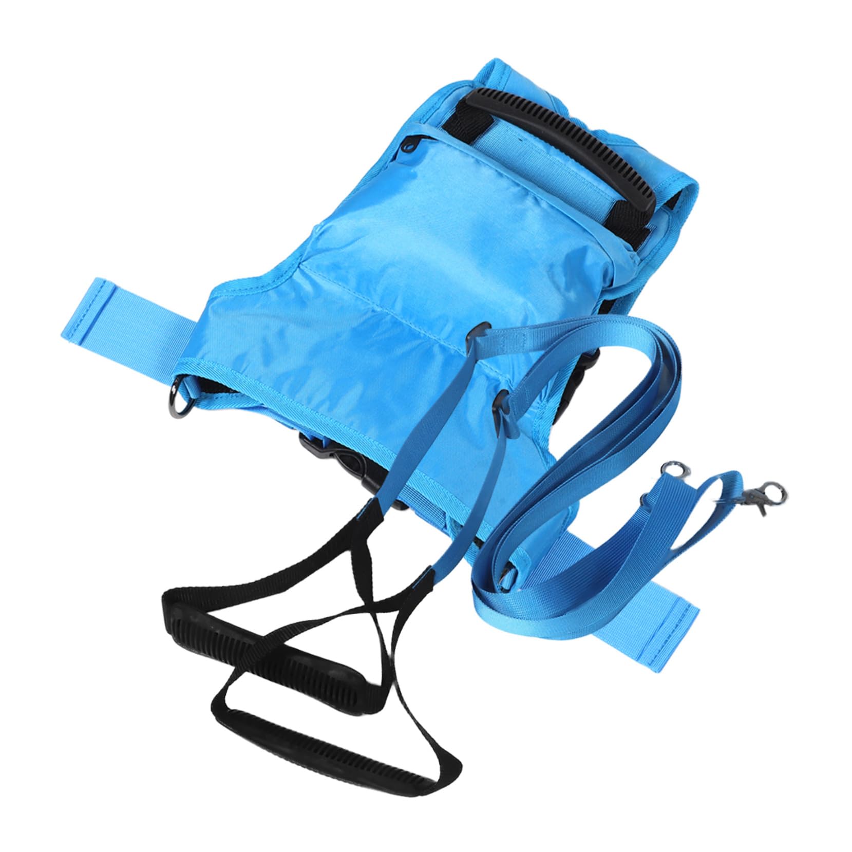 UKCOCO Ceinture De Ski Entraînement pour Garçon Fille Laisse Sécurisée pour Apprentissage Ski Accessoire Pratique pour Débutants Support Érgonomique Et Confortable Couleur Bleue