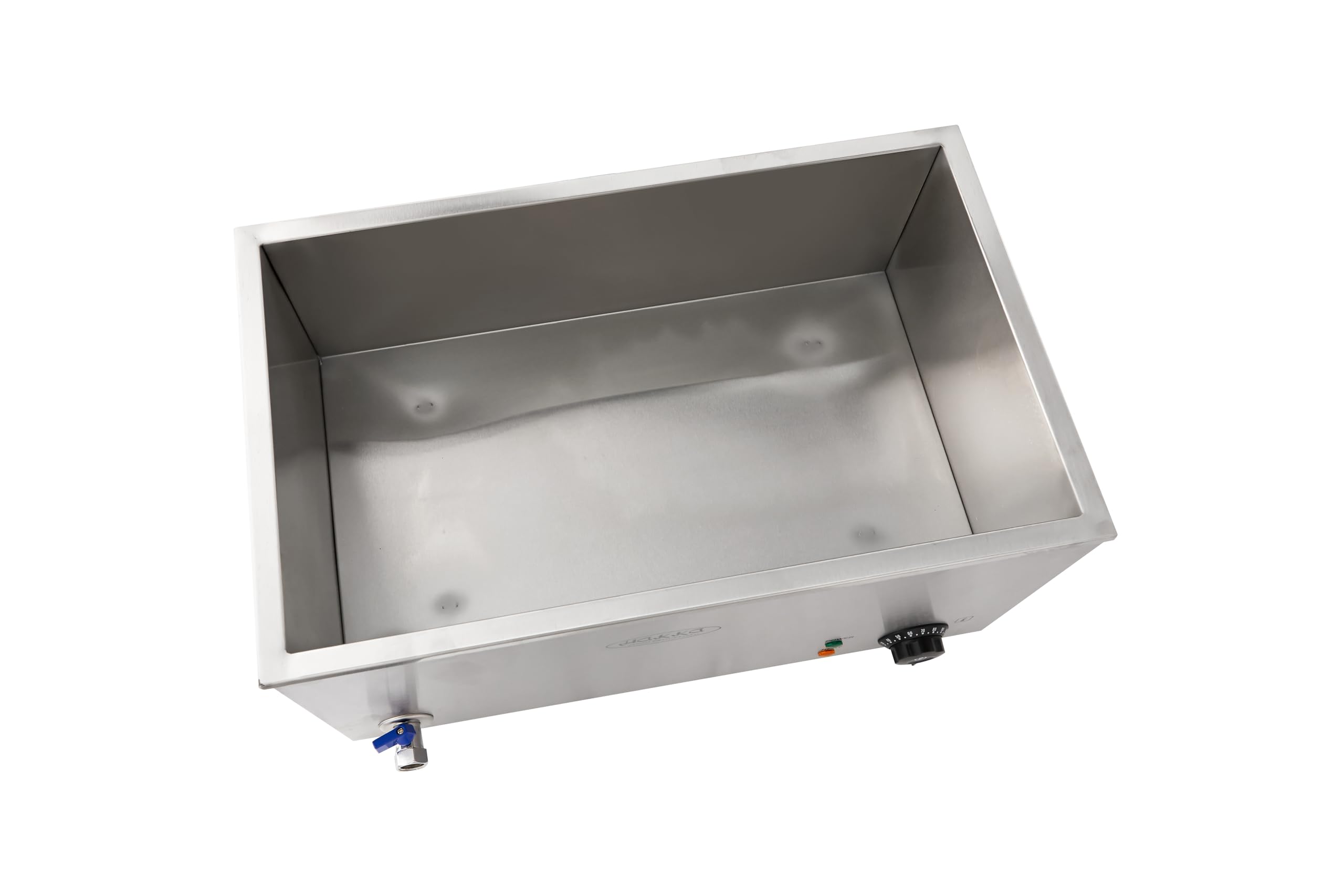 Hakka Bain-Marie Professionnel, Chauffe-Plats Électrique Professionnel avec Robinet de Vidange pour Buffet/Traiteur/Restaurant, Température réglable 30-85 °C(Pas de Pan)