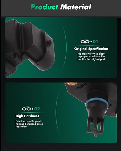 Miniatura 4 de SCITOO MAP Sensor de presión absoluta del colector del sensor compatible con 2003 2004 2005 2006 2007 para Dodge Ram Cummins 5.9L AS349 5139278AA