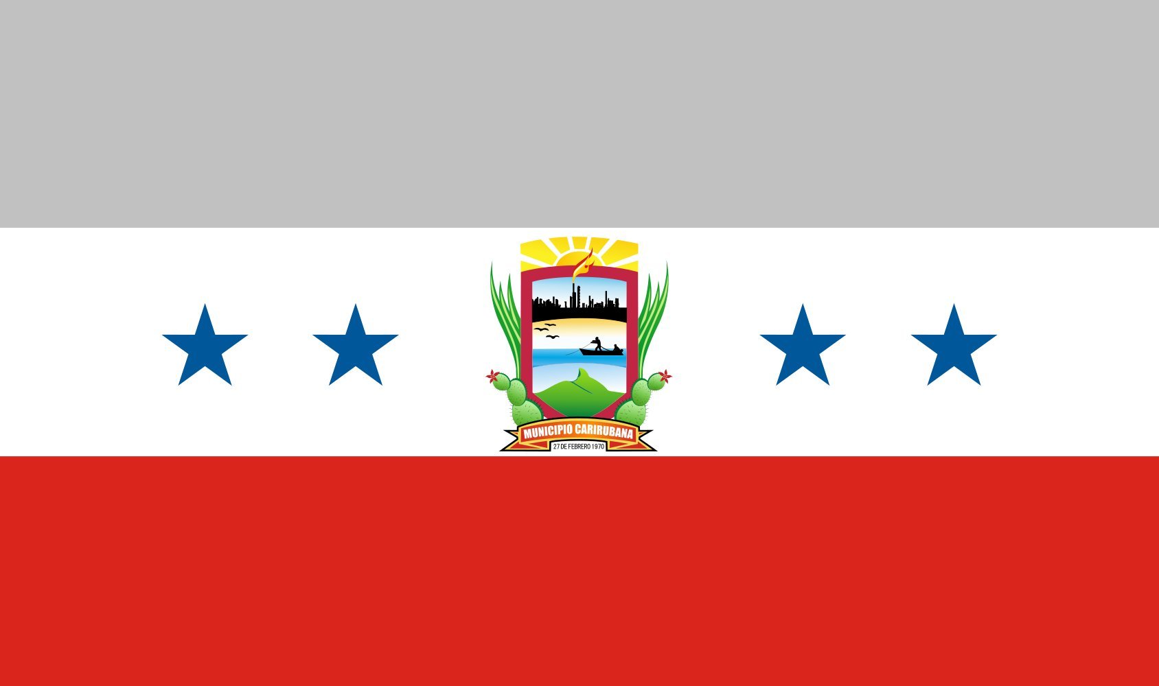 Drapeau Carirubana Falcon grand format pour mât extérieur