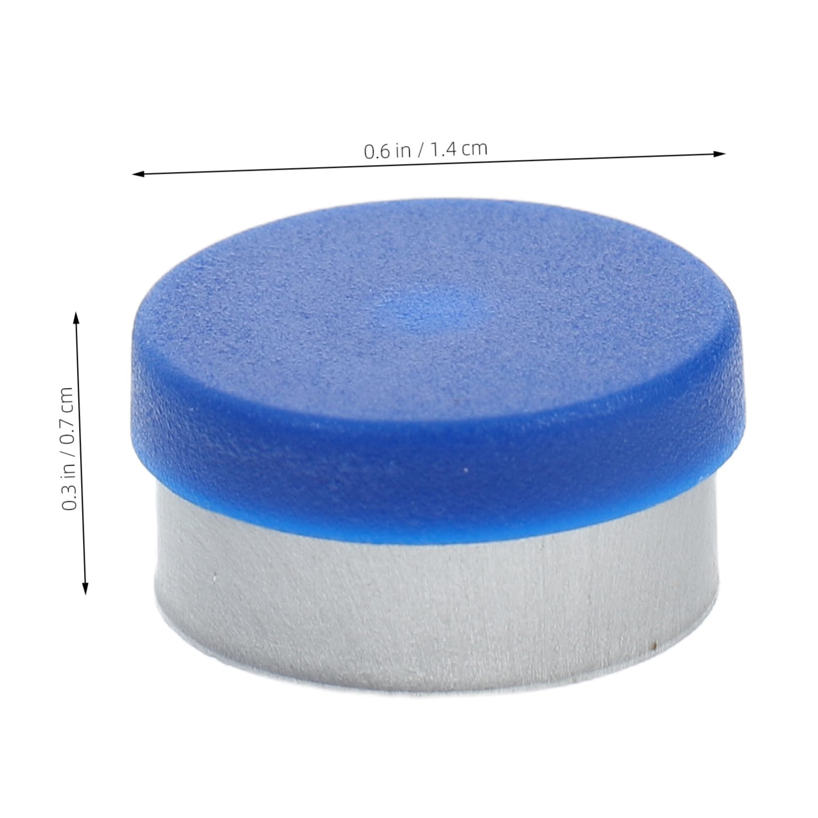 PRETYZOOM 200pcs Flip Vial Seal Flip Top Lid Water Bottle Top Replacement Vial Cap Flip Tops for Bottles Flips Top Caps Bottle Cap Bottle Lids Aluminum Plastic Composite Cover Blue