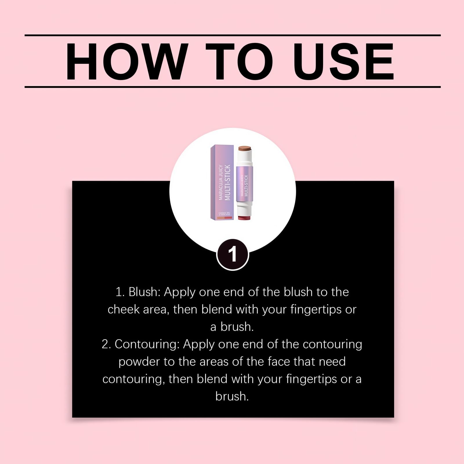 blushAdjusting Blush Sticks, Stick Blush Cream for Cheeks andLong Lasting, Moisturizing,