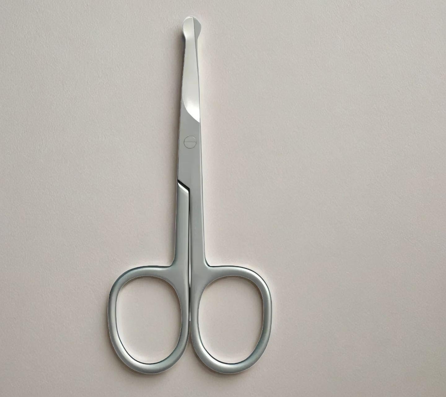 Precision Pubic Hair Trimming Scissors | Rounded Tips for Safe Grooming | Stainless Steel Shears for Men and Women | Multipurpose Easy Handle Design Pack of 1