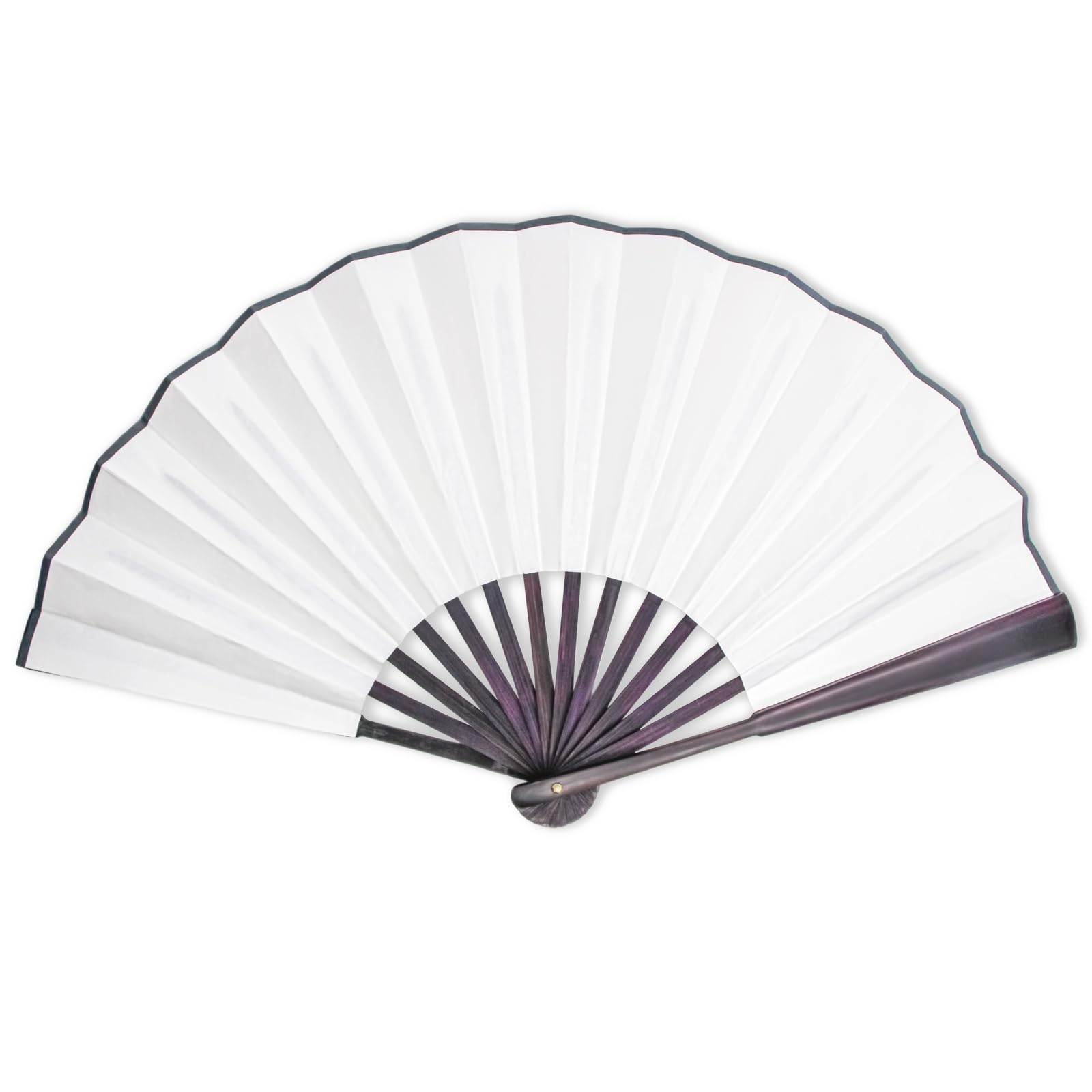 Boshiho Silk Fan with Cherry Blossom Pattern