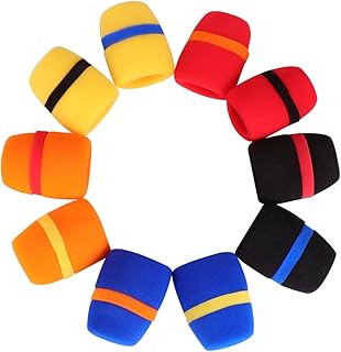 FAVOMOTO 10 Peças Capa De Microfone Capa De Microfone Capa De Esponja De Microfone Capa De Pára-Brisas Capa De Microfone Capa De Vento Capa De Bola De Microfone Capa De Microfone De Espuma