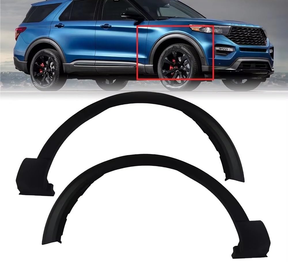 Auto Parafango Per Ford Per Explorer 2020 2021 Parafanghi LB5Z16039AA LB5Z16038AA Parafango Anteriore Passaruota Stampaggio Senza Fori Passaruota(Right Side)