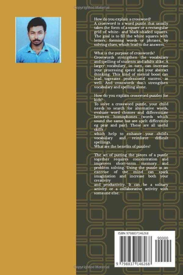 Best and Amazing Crossword game Book: Das, Tuhin ...