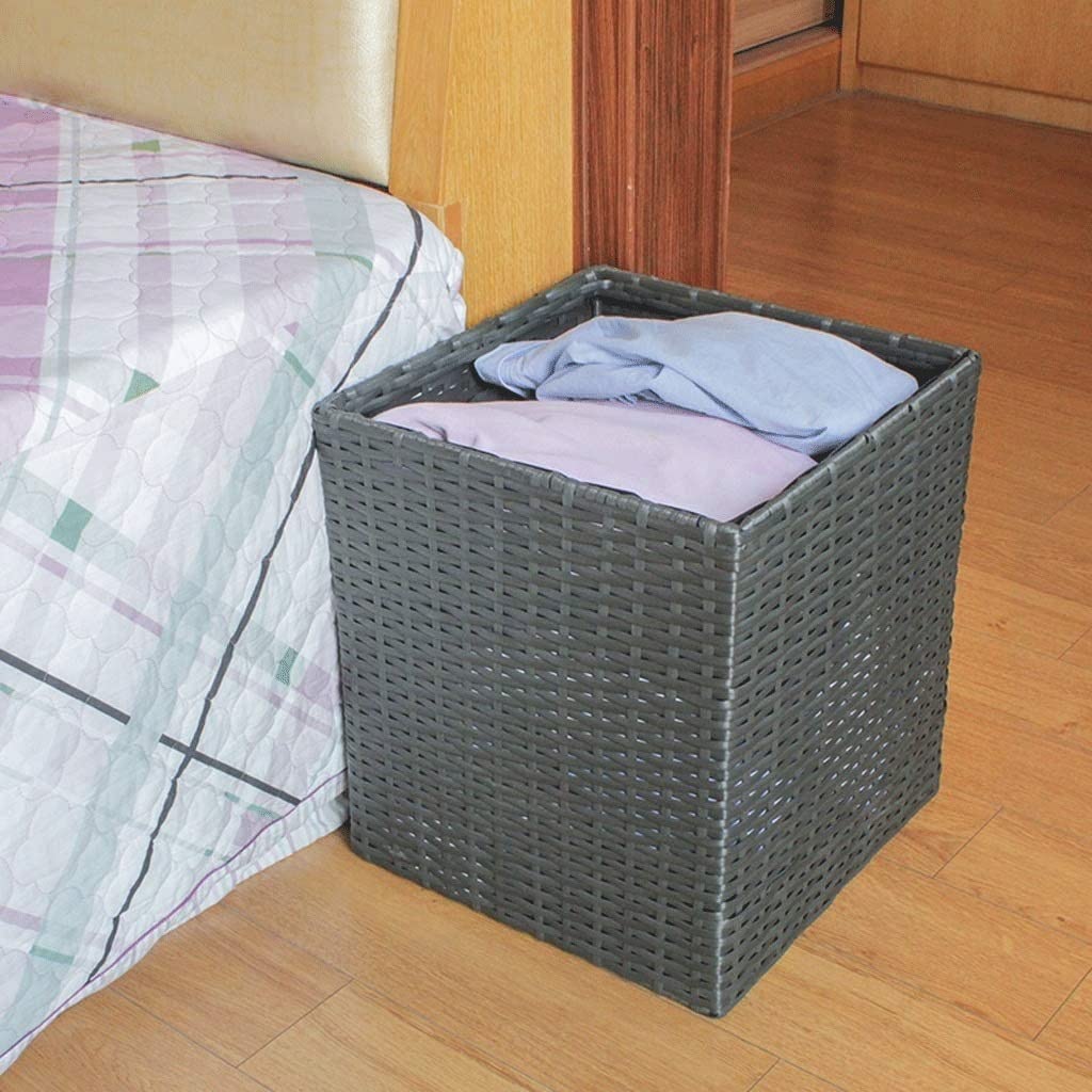 Papelera de Interior, Cesta para Cocina, Papelera, Ropa Gris, Almacenamiento, baño, casa, Oficina, Papelera y contenedor de Reciclaje