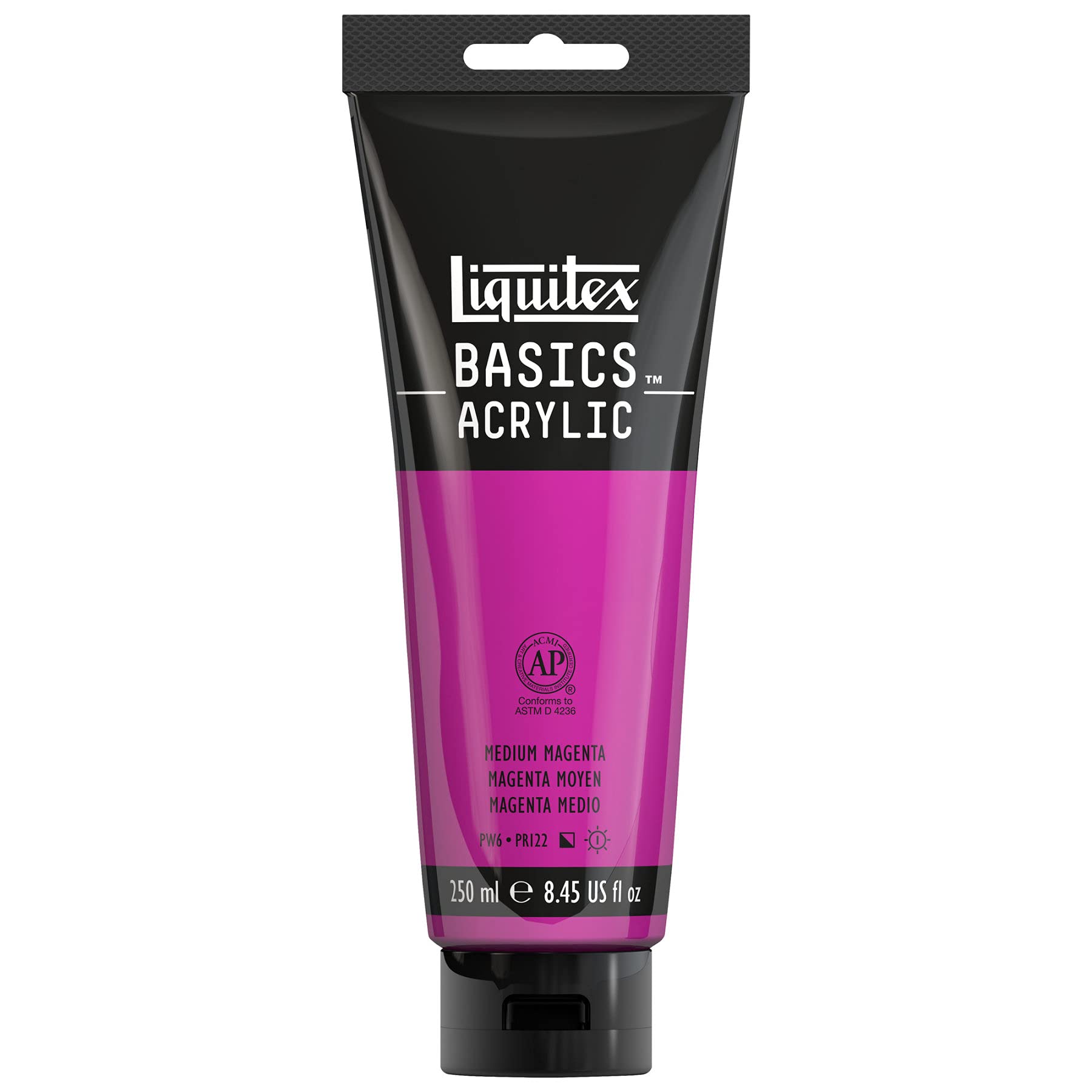 LiquitexBASICS ACRYL 250ML MED MAGENTA