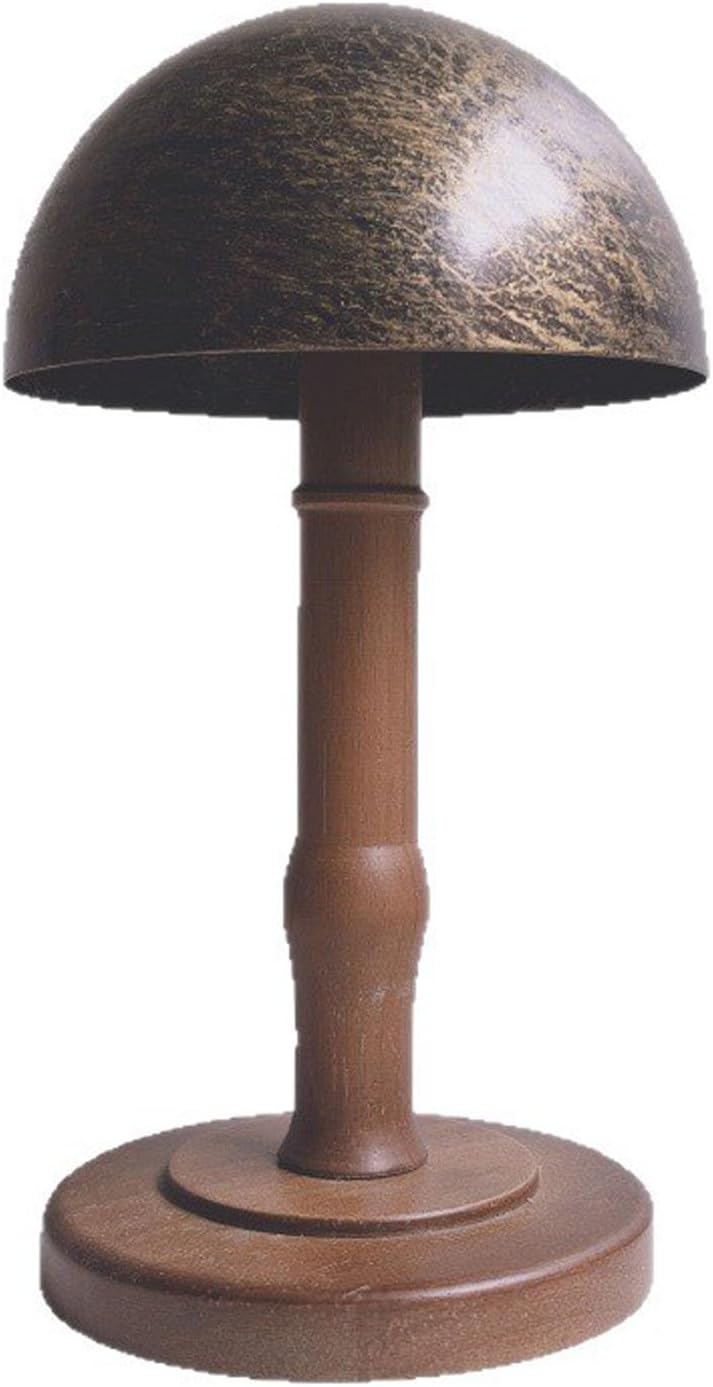 Hat Rack Holder, Portable Iron and Wooden Display Stand, Detachable for Caps, Wigs, Salon and Home Decoration Salon Hat Rack