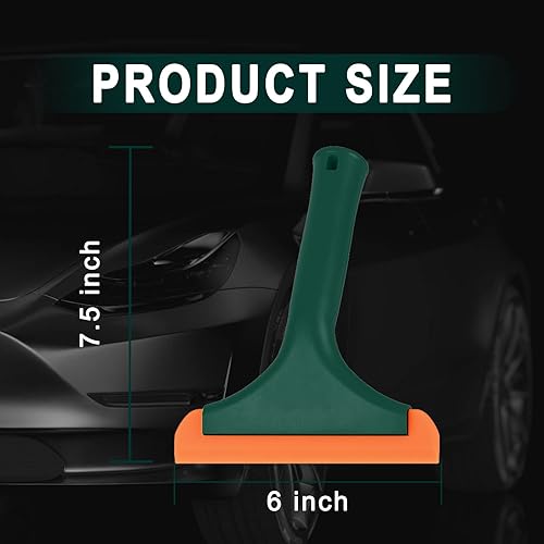 Miniatura 2 de jeseny 2 raspadores de goma para automóvil, herramientas de película adhesiva antiarañazos, raspador multifuncional para limpiaparabrisas de vidrio,