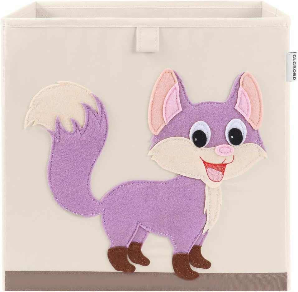 CLCROBD Foldable Animal Cube Storage Bins Fabric Toy Box/Chest