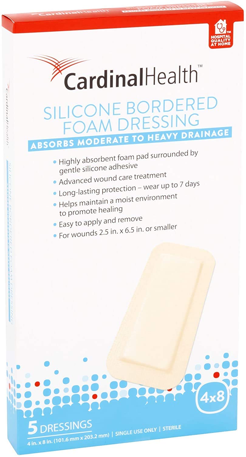 Cardinal Health Silicone Bordered Foam Dressing
