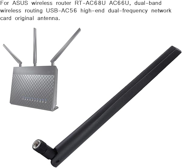 Eatbuy Antenna SMA 3PCS Antenna SMA Nera Router WiFi Antenna Guadagno Guadagno Antenna Rimovibile Wireless per Router Wireless e schede di Rete Wireless dellinterfaccia SMA