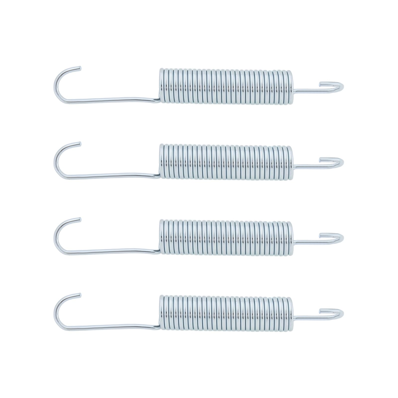 Briny River 4pcs 115x14x1.9mm Recliner Springs Galvanized Steel Dual Hook Tension Springs Replacement Part Suitable for Recliner Chairs and Sofas