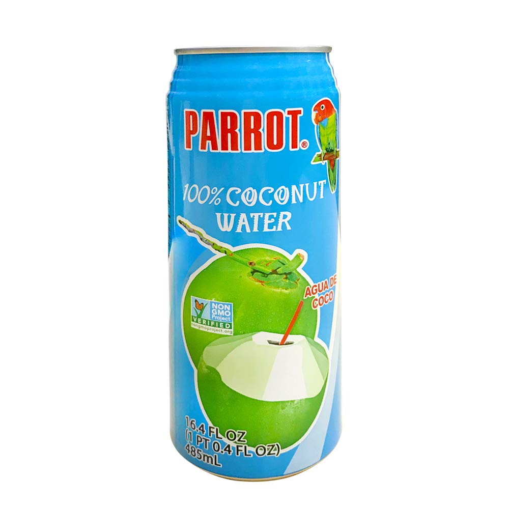 Parrot Coconut Water NO PULP 16.4 FL Oz Can (Pack of 24)