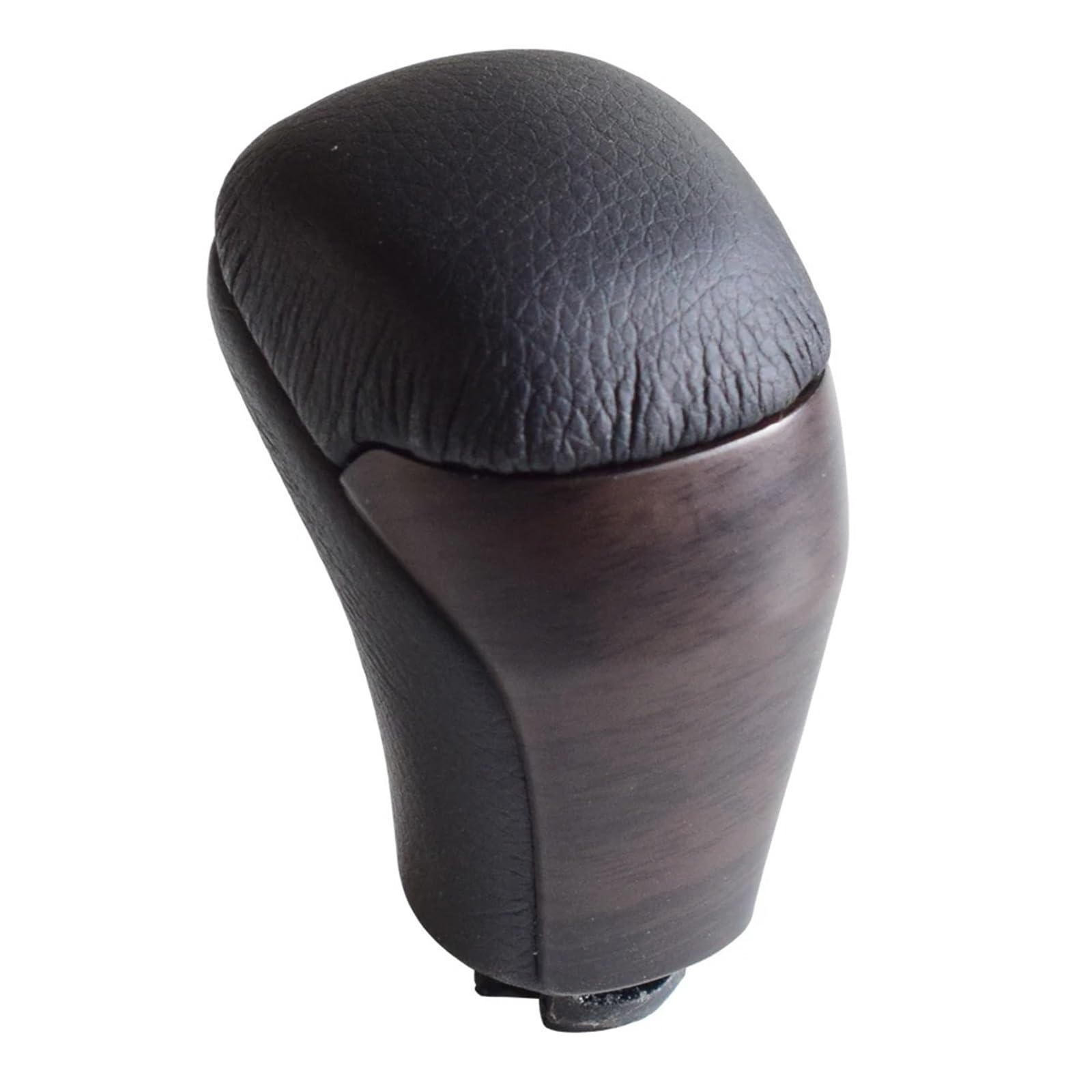 DWTNMEX Gear Shift Knob for Toyota for Highlander 2015-2019 Carbon Fiber Car Gear Lever Shift Knob Handle Head(Wood)
