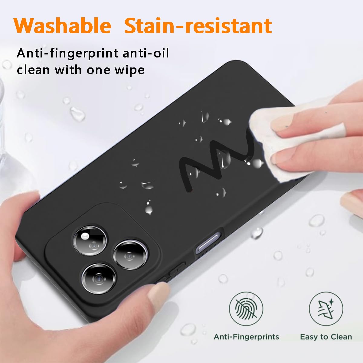 Etui Bumper do Motorola Edge 60 Pro/Moto Edge 60 Pro, pokrowiec ochronny przeciw odciskom palców, odporny na wstrząsy miękki pokrowiec na telefon odporny na wstrząsy i łatwy do czyszczenia
