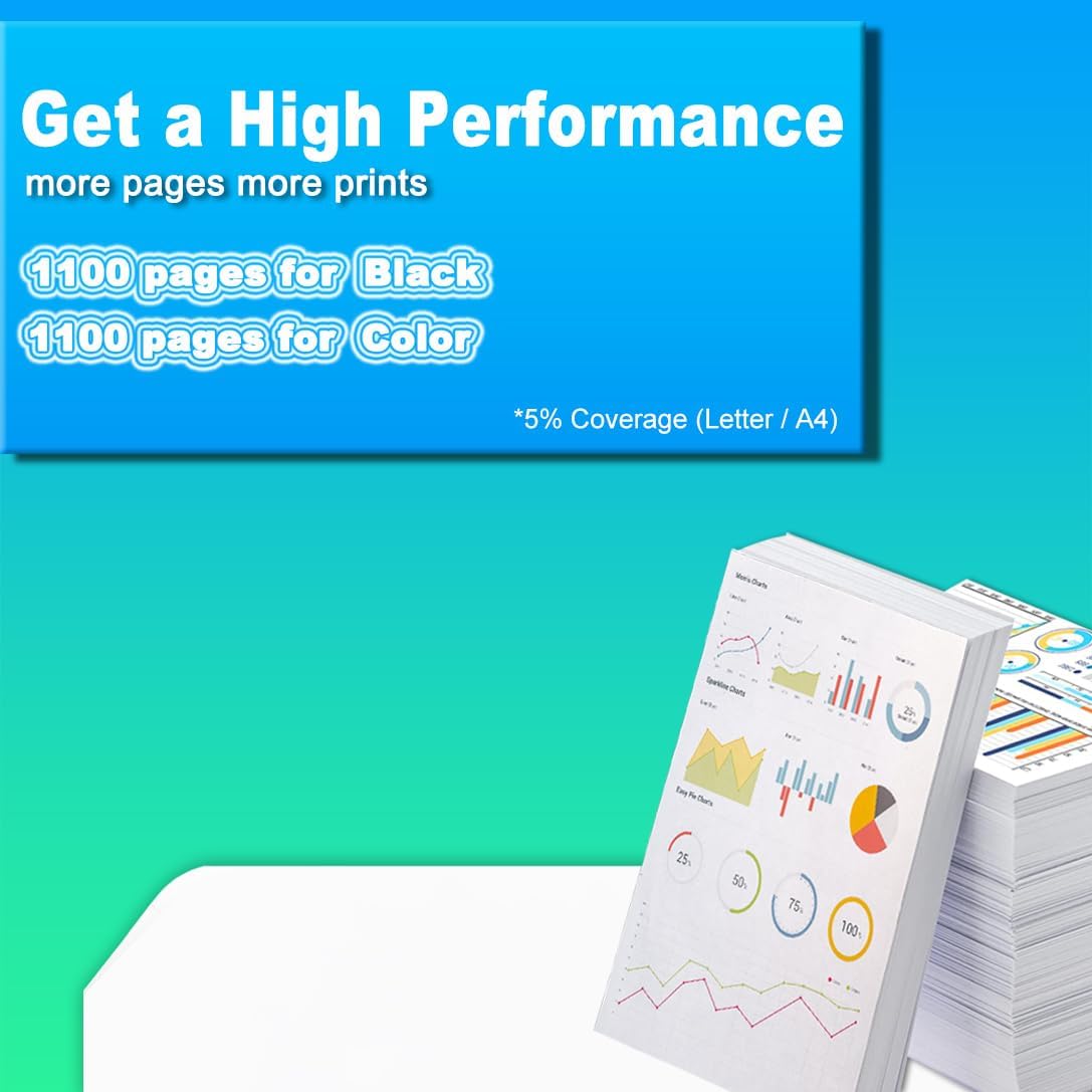 for 822XL Remanufactured for Epson 822XL Ink Cartridges 822 XL T822 for Workforce Pro WF-3820 WF-3823 WF-4820 WF-4830 WF-4833 WF-4834 Printer 10PACK 4Black 2Cyan 2Yellow 2Magenta