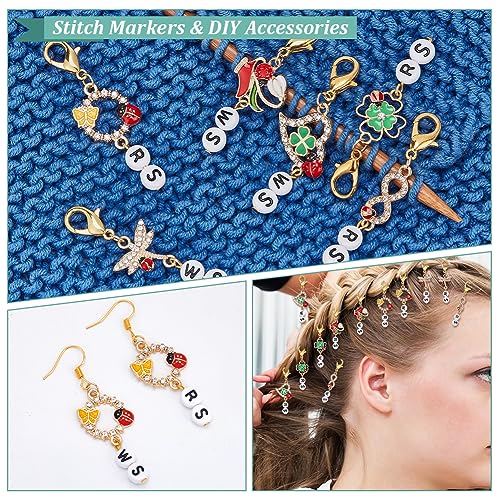 NBEADS 24 Pcs Ladybird Theme Stitch Markers - Image 4