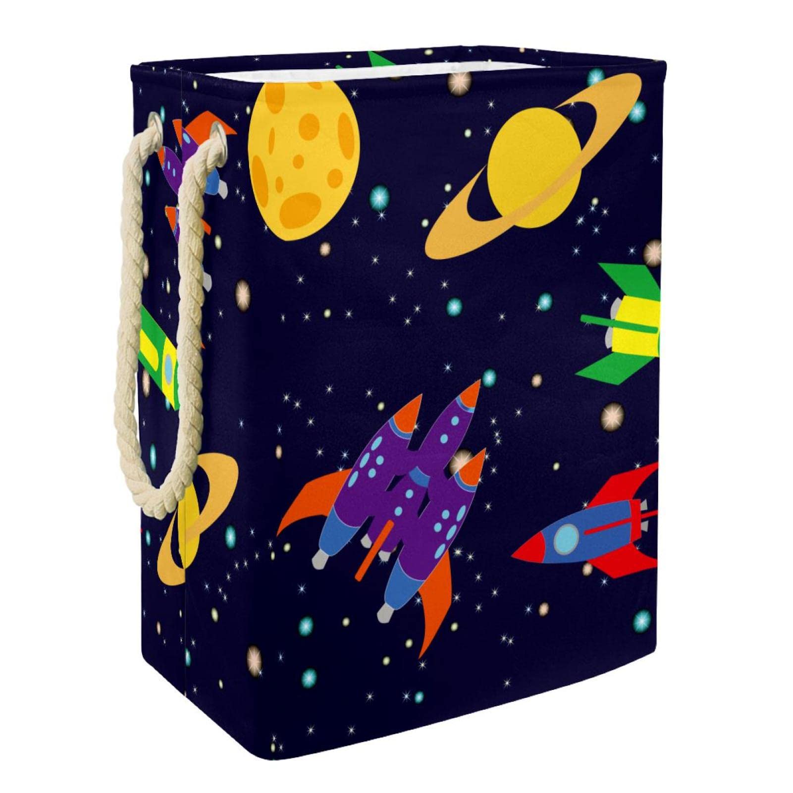Panier à linge space rocket idéal pour ranger la chambre à coucher et le dortoir