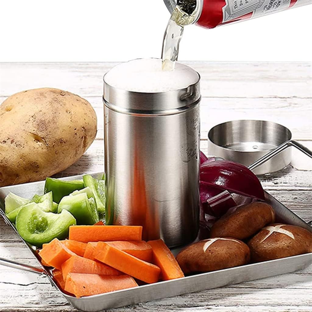 JSEIAJB Stainless Steel Roast Pan Barbecue Roasting Nonstick Grilled Holder Detachable BBQ Tool Beer Roast