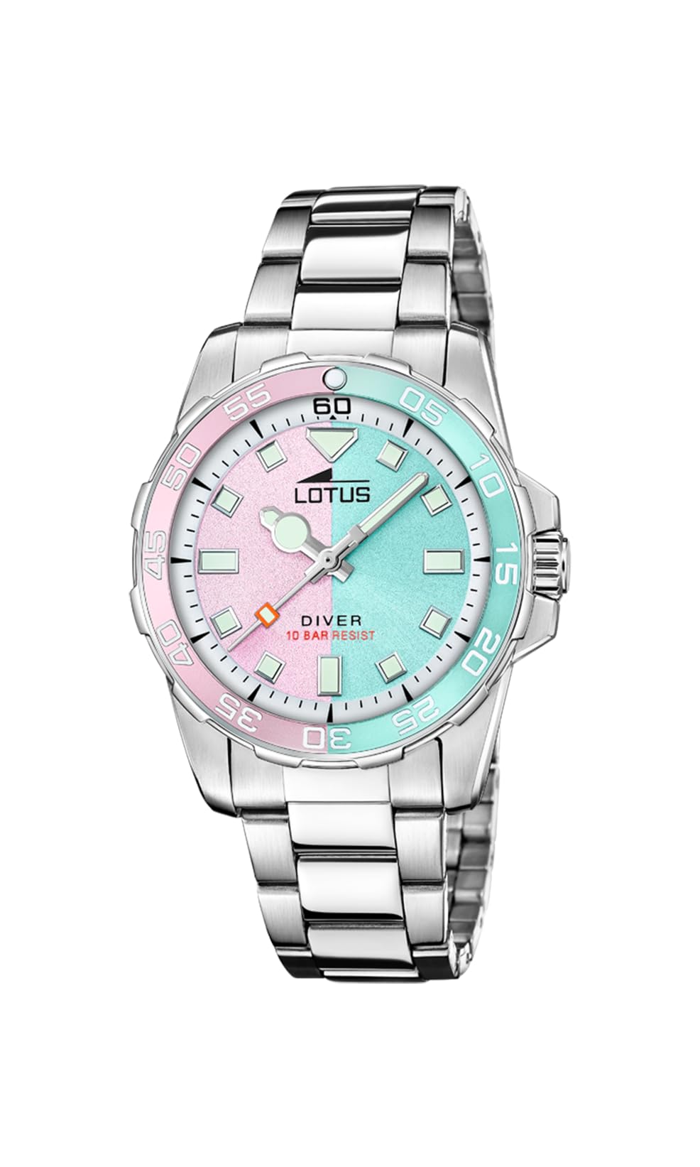 LOTUS Reloj Mujer 18936/1 Trendy Caja de Acero Inoxidable 316l Plateado Correa de Acero Inoxidable 316l Plateado