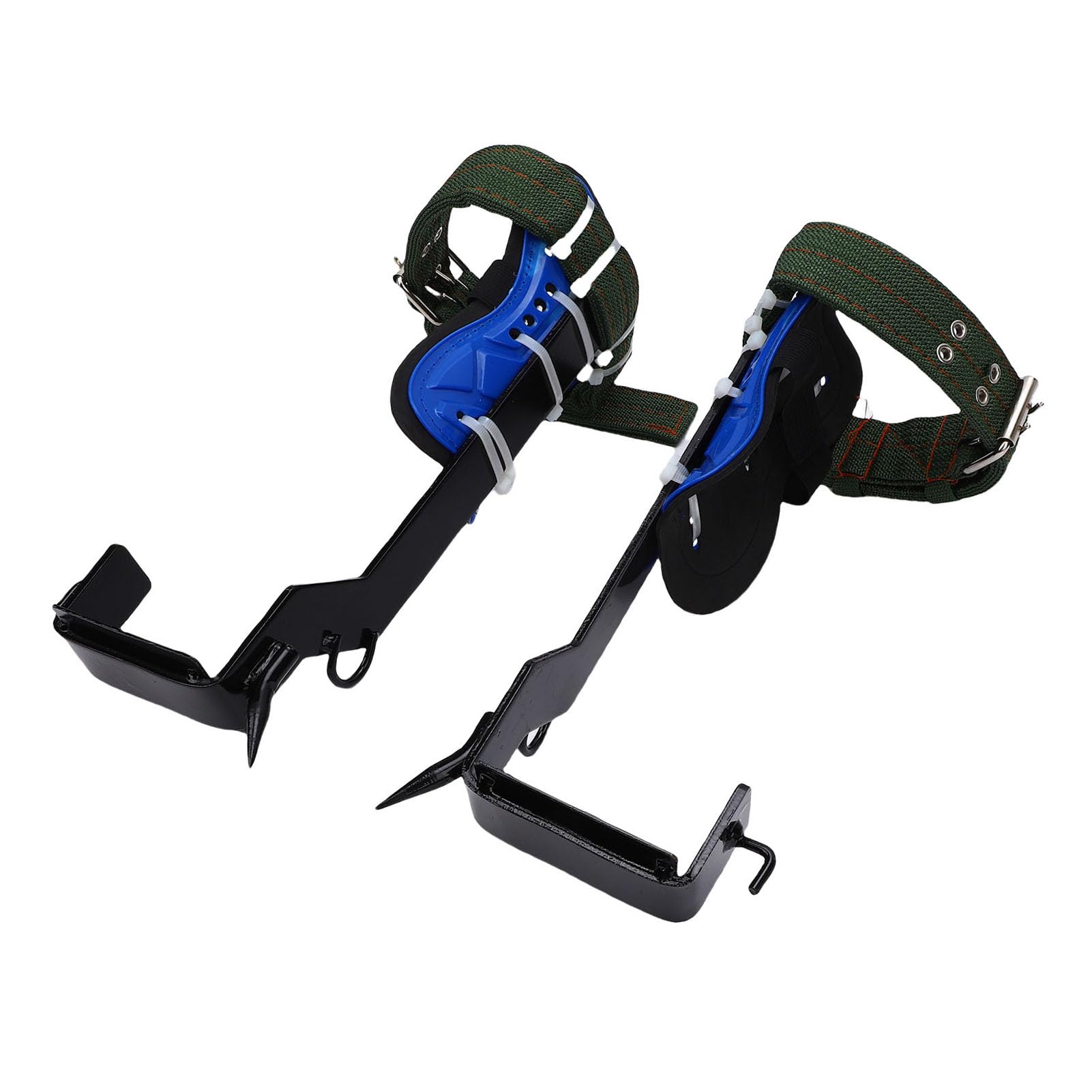ASHATA Herramienta de Picos para Trepar árboles de Acero Inoxidable con Pedal Antideslizante para Poda de árboles y Operaciones a Gran Altitud 1 par