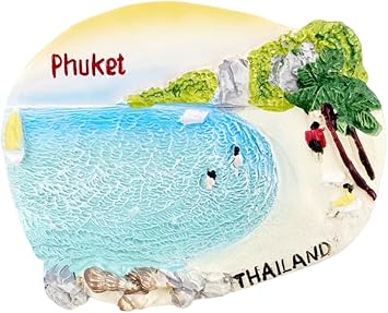 Phuket Thailand Refrigerator Magnet Tourism Souvenir Fridge Decoration Craft Collection