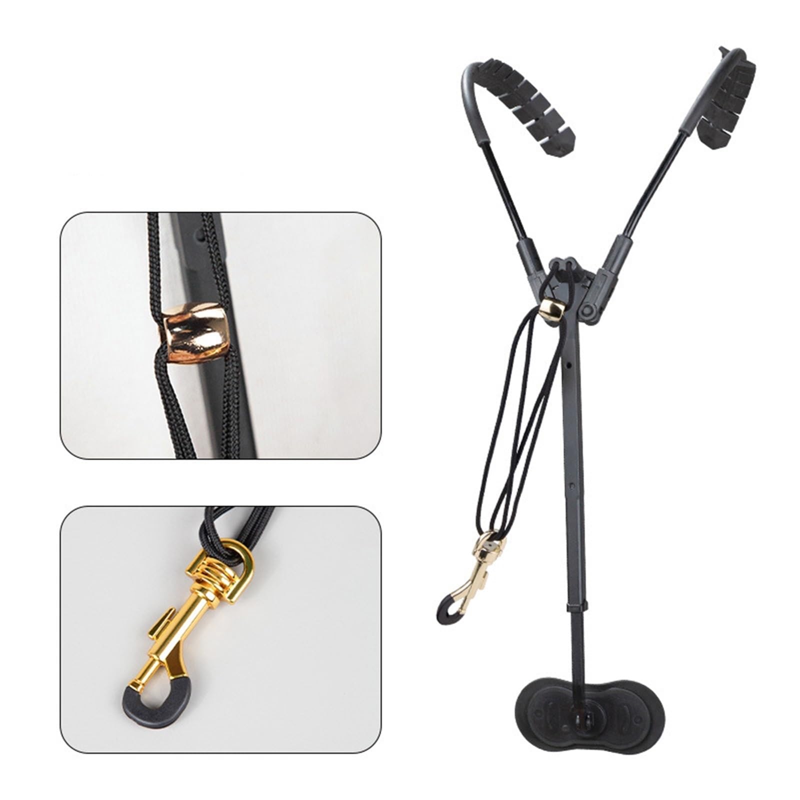 Piezas profesionales para saxofón Eb Flat Flat Alto Tenor Saxophon Instrument Shoule Shoulder, Correa Para El Cuello, Soporte De Correa, Accesorios Eléctricos De Soplete(2)