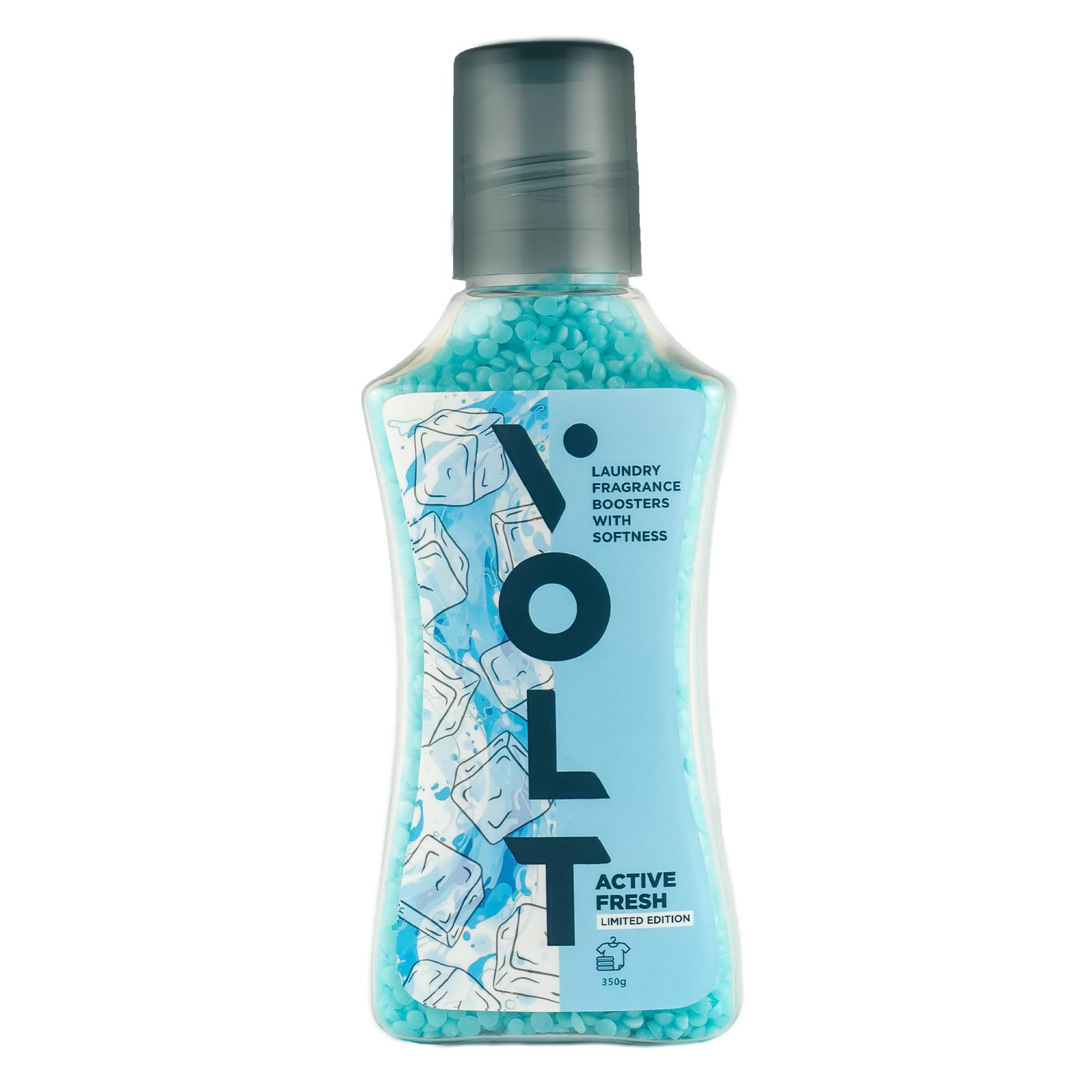 VOLT HOME ACTIVE FRESH Eco Friendly Laundry Fragrance Booster Scent Beads For Fresh Soft & Delightful-Smelling Clothes; 350 g small capsules; Active Fresh …
