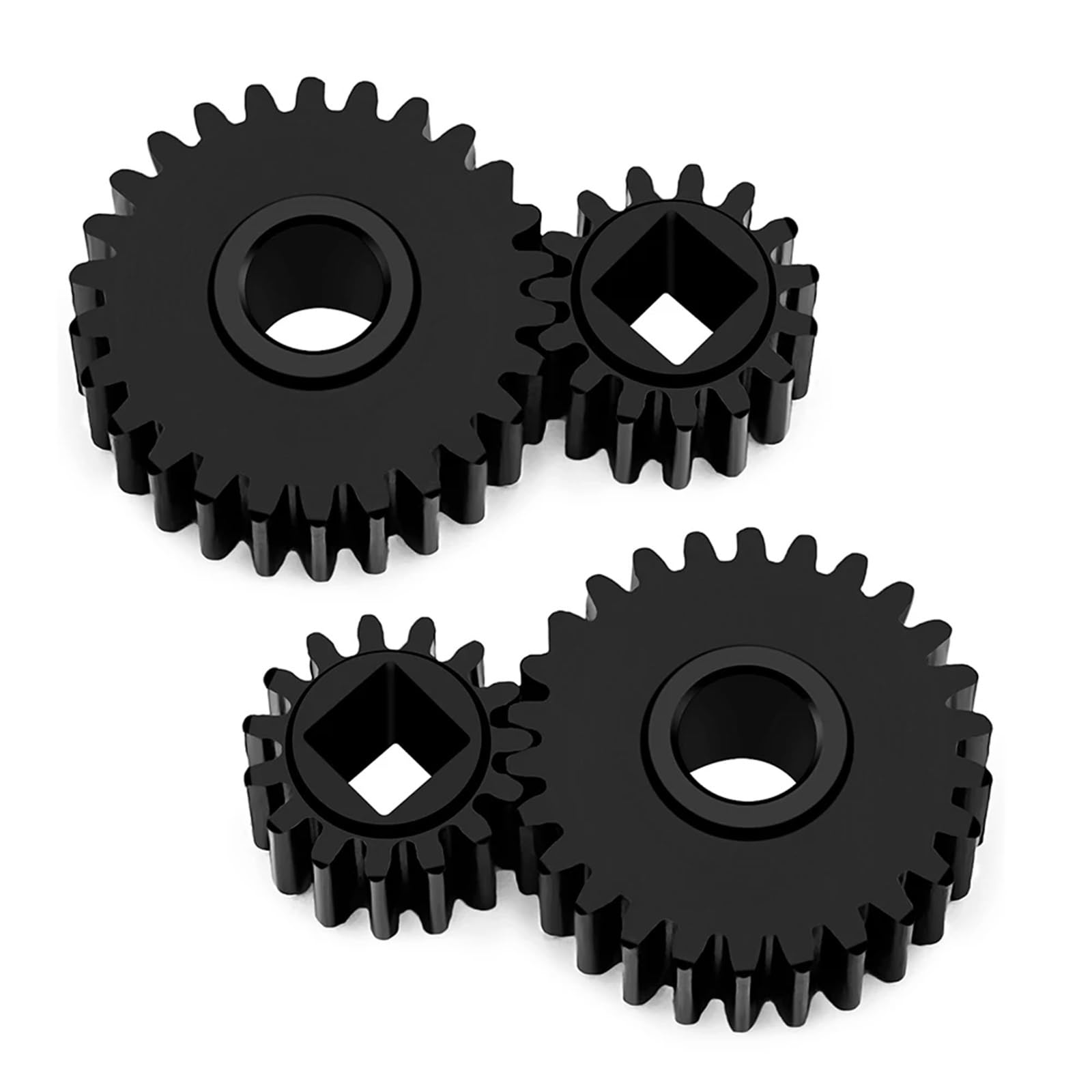 Genérico para Axial UTB18 para Capra 1/18 Piezas Mejora Coches RC Juego Engranajes Acero Tracción 4x4 Circuitos Ilimitados Componentes Buggies Camiones Piezas Coche RC