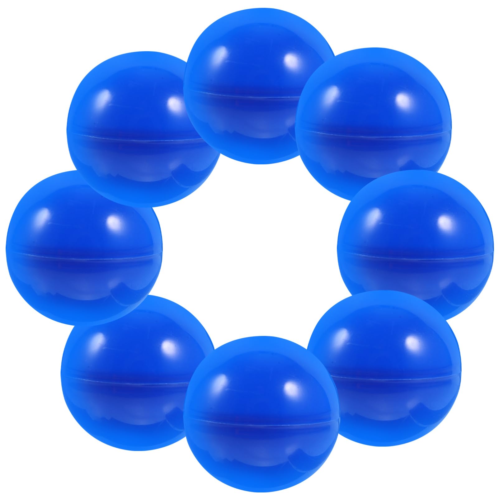 Abaodam 50 Palline per Estrazione di Colore Azzurro in Pp per Giochi ed Eventi, Resistenti e Facili da Trovare, Perfette per Lotteria e Attività di Gruppo