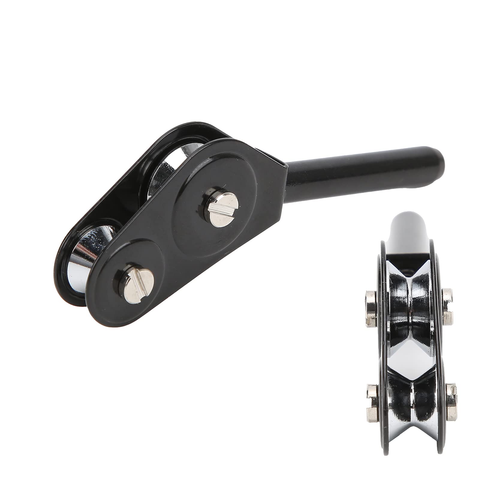 Srliya Anillo de Polea de Doble Rodillo para Caña de Pescar, Punta Guía, Herramienta de Pesca con Curricán para Barcos con Construcción (4,0 mm)