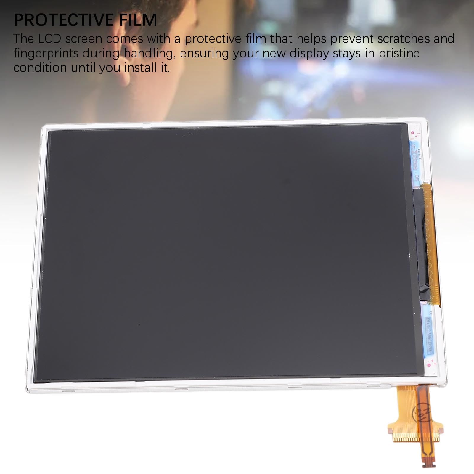 Wakects Schermo LCD Inferiore Inferiore, Sostituzione Schermo LCD Compatibile per 3DS XL LL