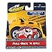Kid Galaxy Squeezable Pull Back Bull Dozer. Toddler Construction Truck for Kids Age 2 and Up